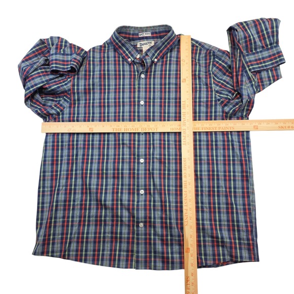 Duluth‎ Trading Plaid Cotton Shirt XL Relaxed Fit Outdoor Casual Workwear - Picture 7 of 8
